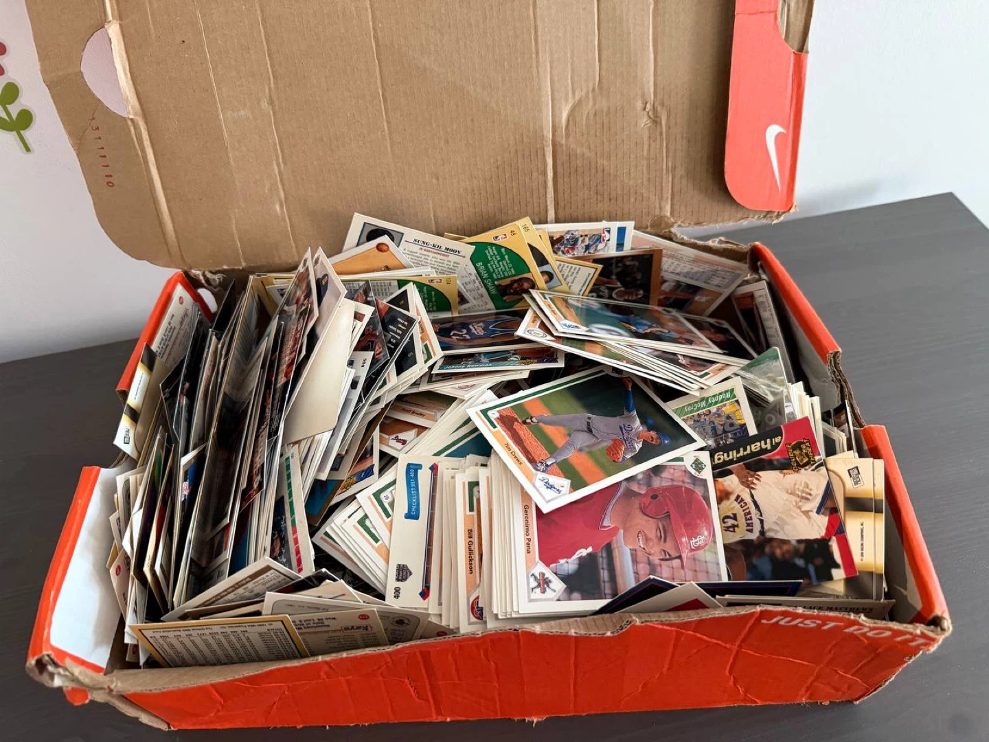 Box of Assorted Baseball Cards