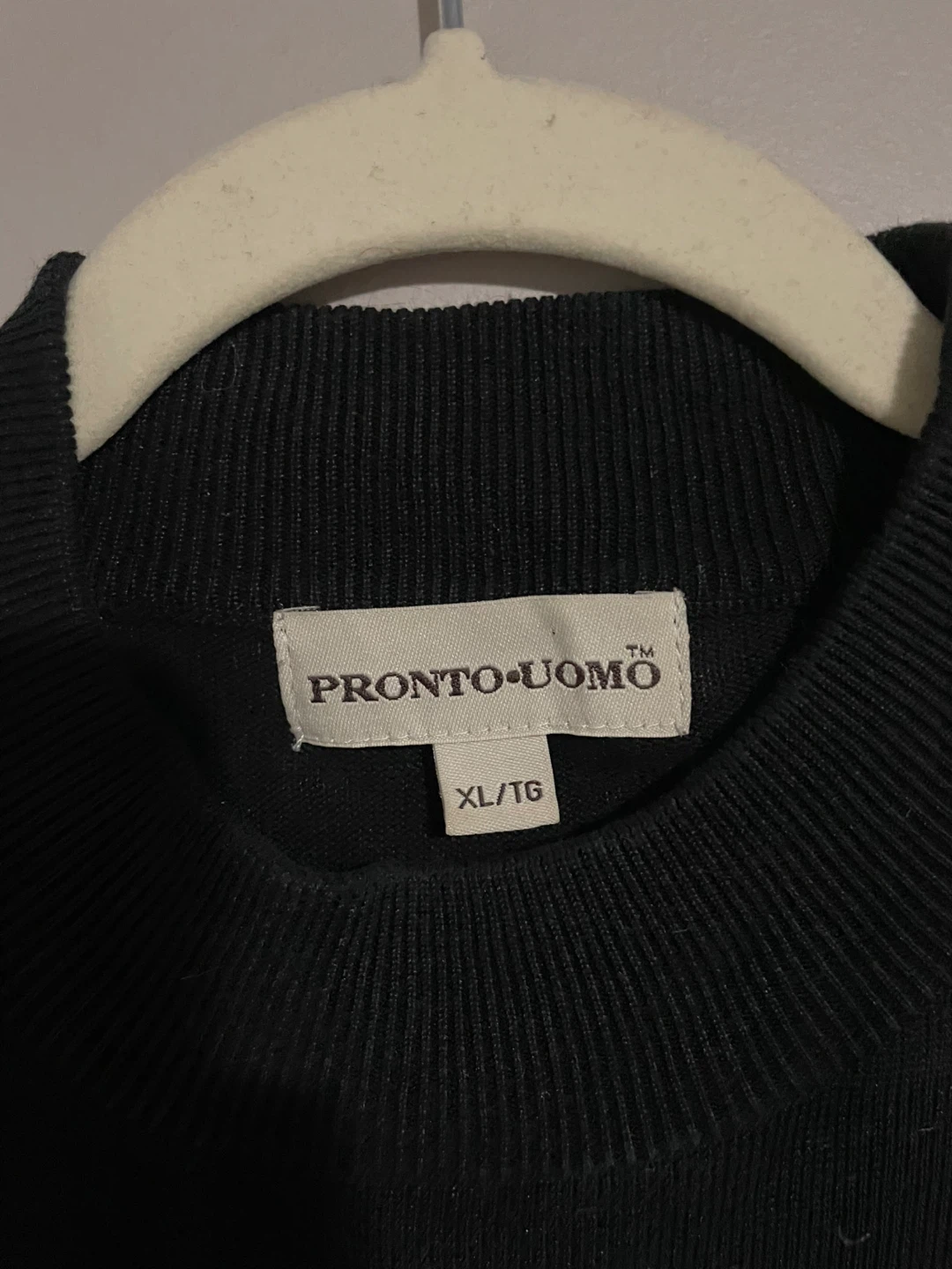 Pronto Uomo Black Mock Neck Sweater XL/TG - photo 2