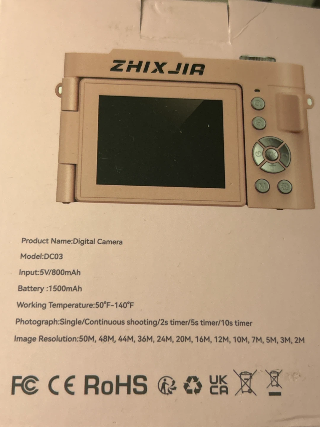 DC03 Digital Camera - 4K Video, 18X Zoom - photo 4