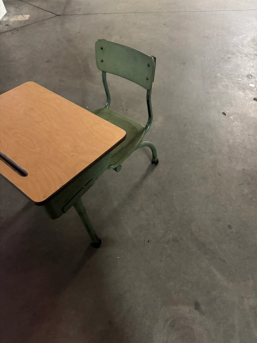 Vintage School Desk with Chair - photo 3