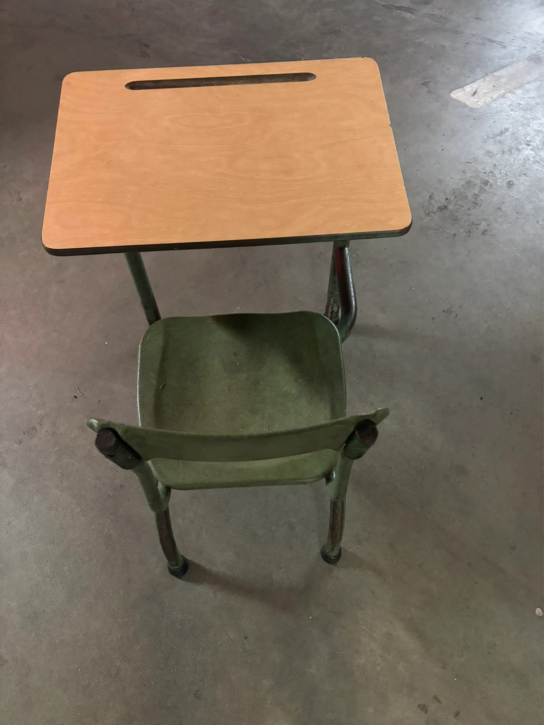 Vintage School Desk with Chair - photo 4