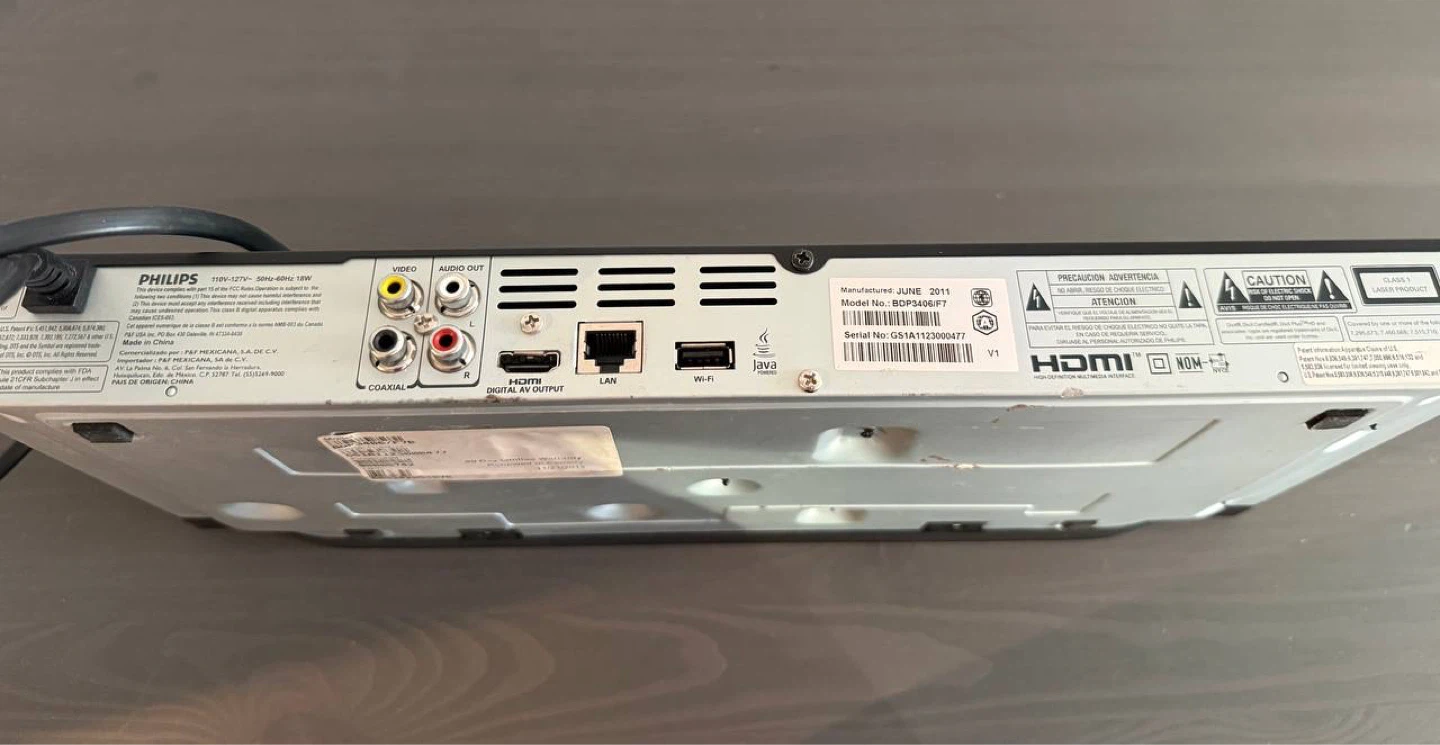 Philips Blu-ray Player - photo 3