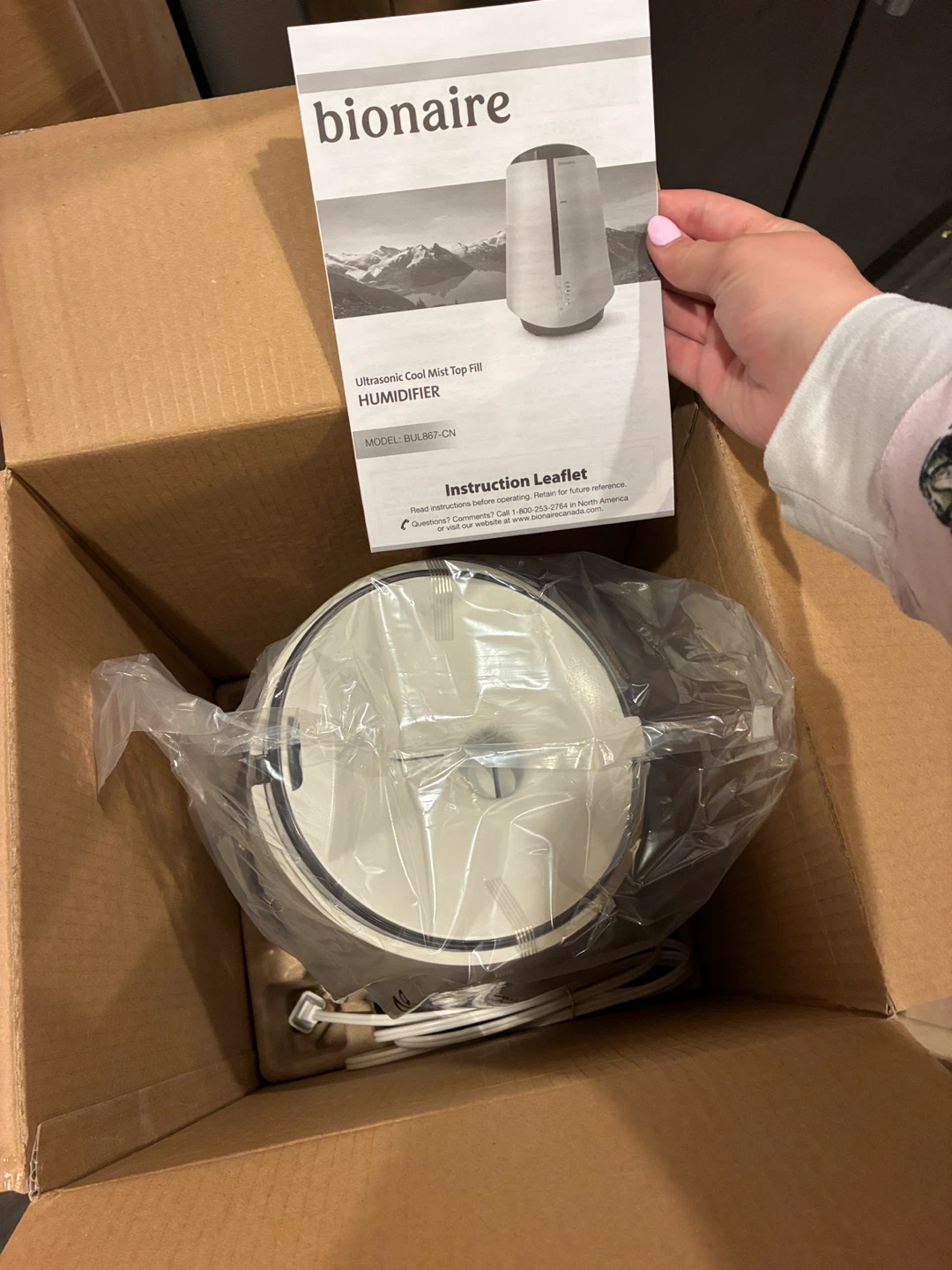 Bionaire Ultrasonic Top Fill Humidifier - photo 2
