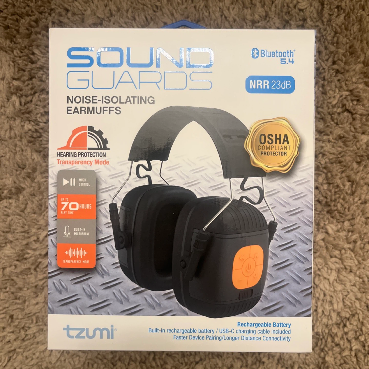 Noise Isolating Earmuffs Bluetooth