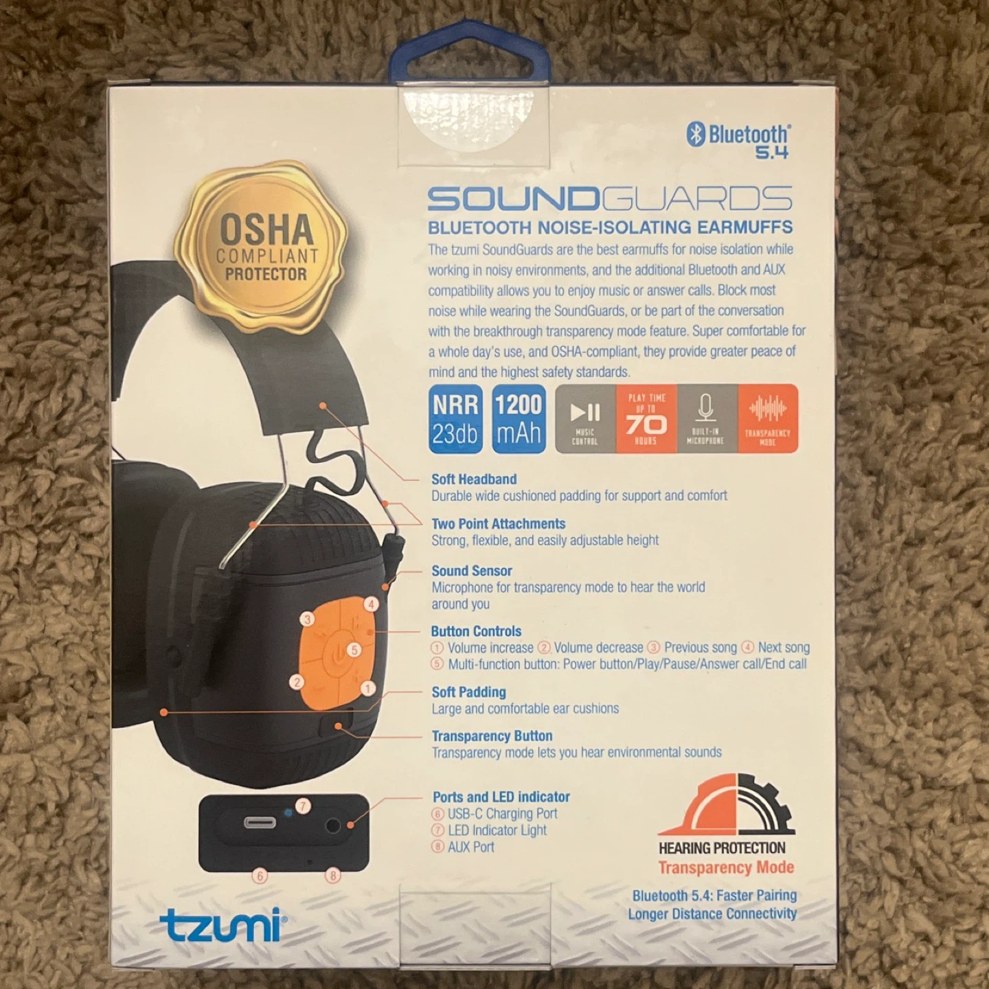 Noise Isolating Earmuffs Bluetooth - photo 4