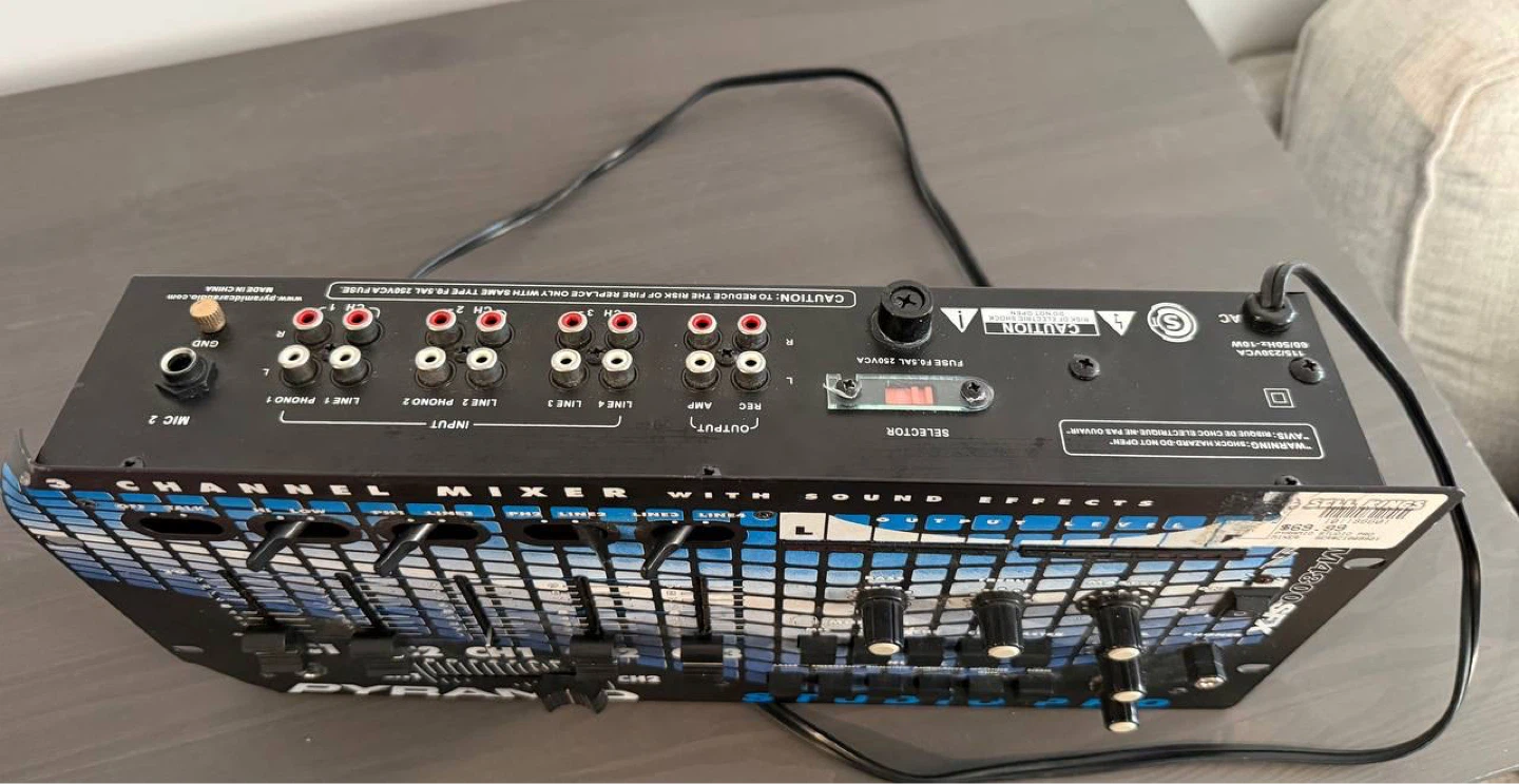 Pyramid Studio Pro 3 Channel Mixer - photo 2