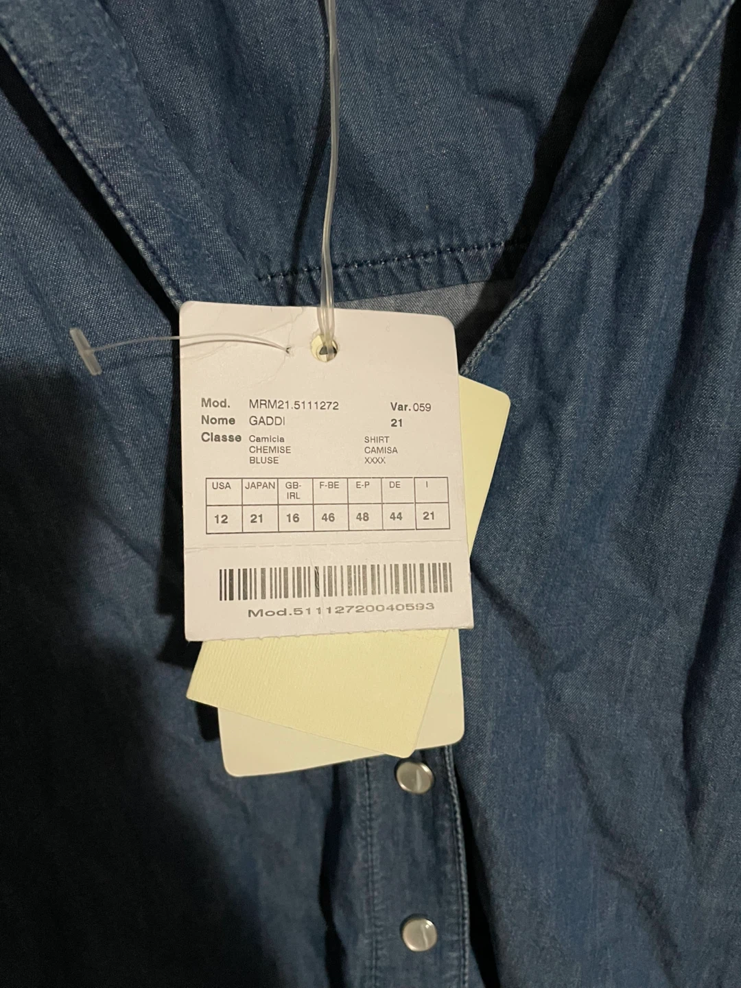 Denim Collection Blue Shirt - photo 4