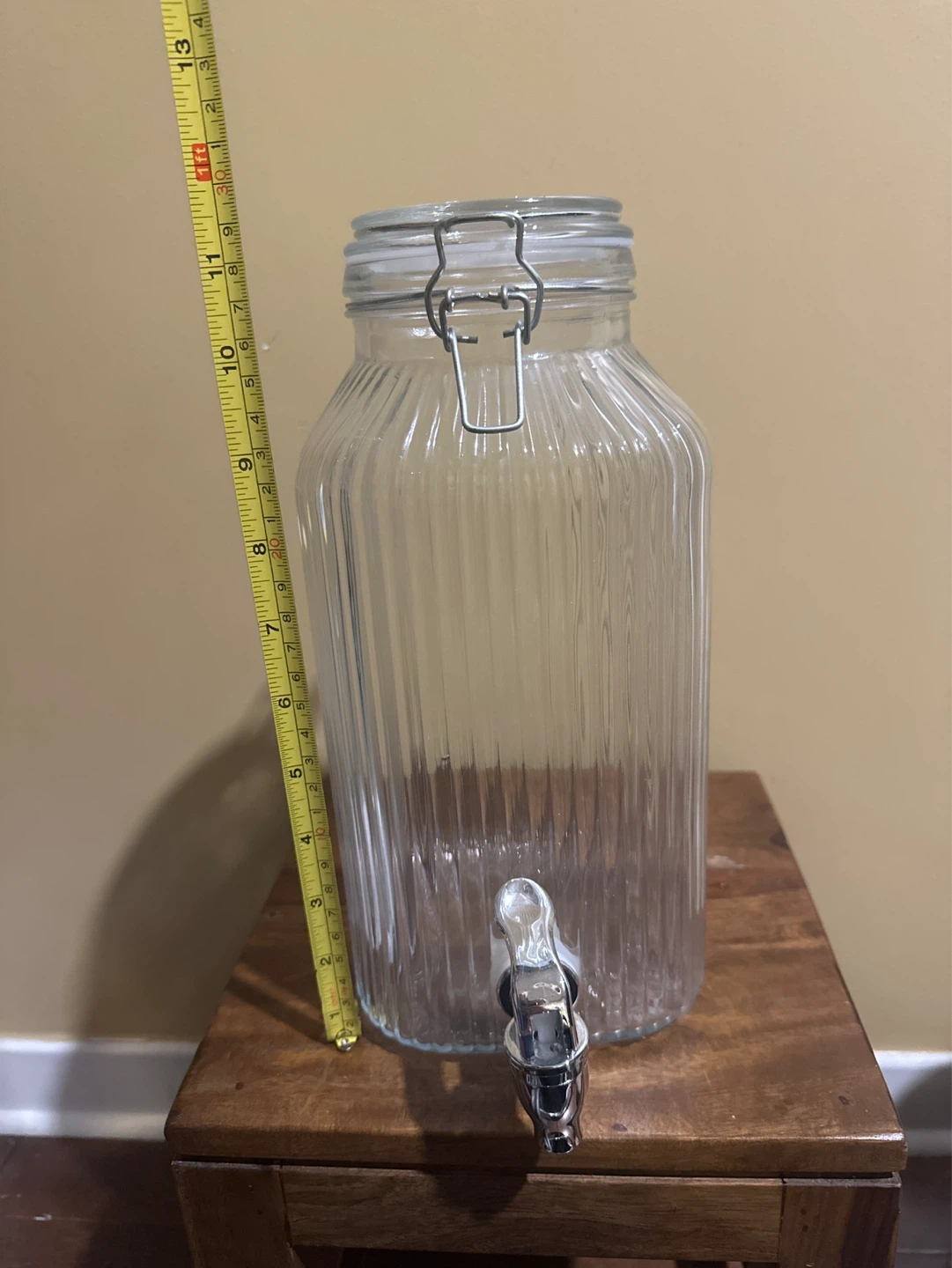 Glass Drink Dispenser with Spigot - photo 2