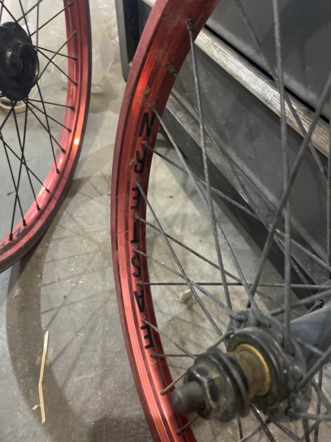 Metallic Pink BMX Bike Wheels (20”) - photo 2