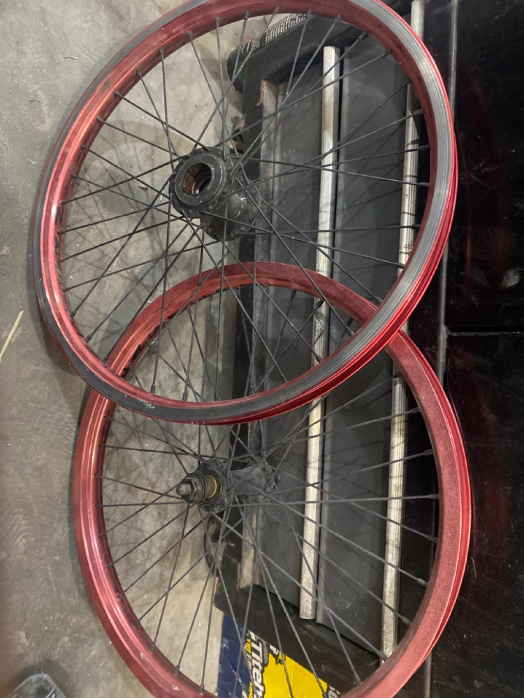 Metallic Pink BMX Bike Wheels (20”)