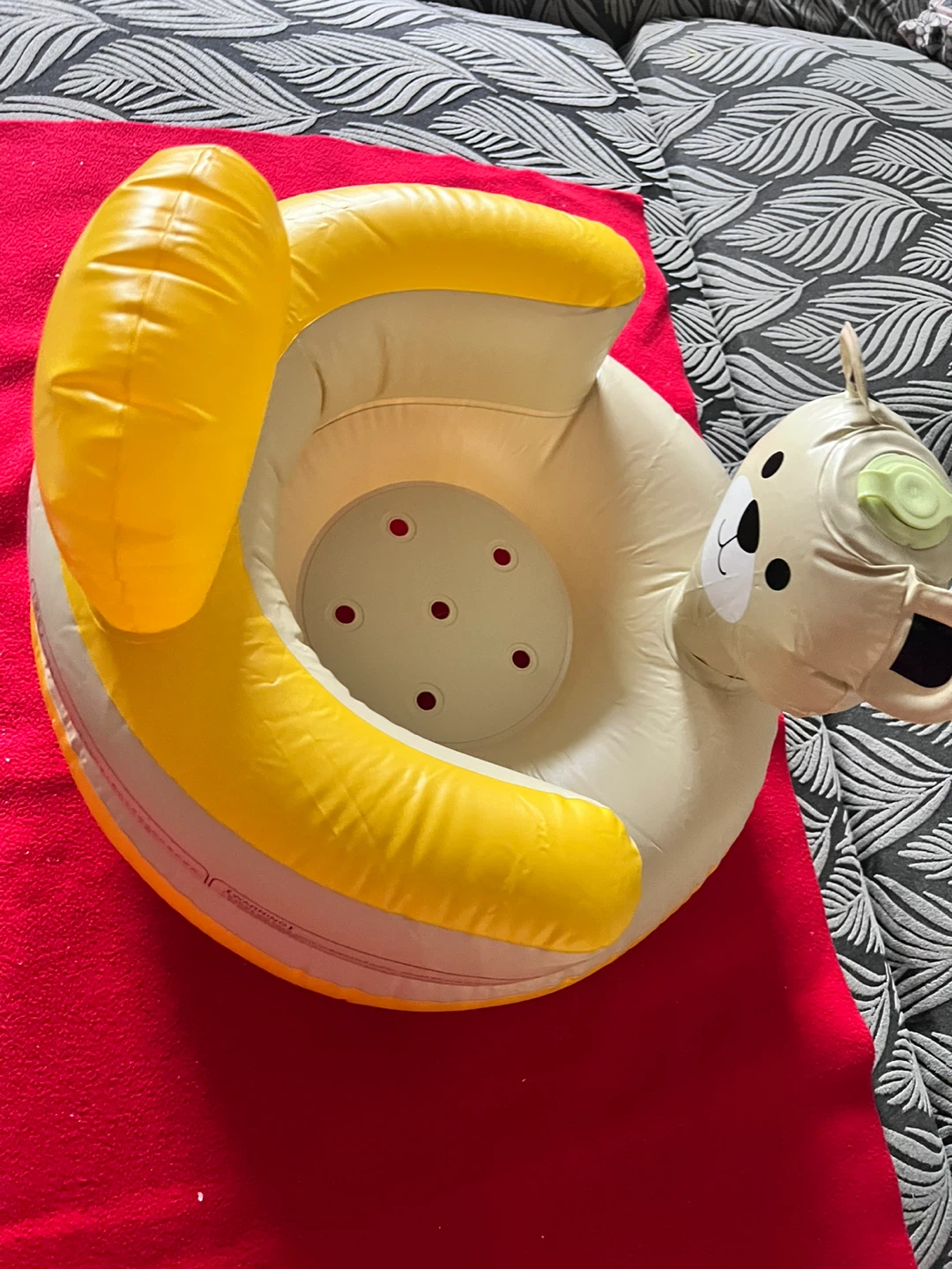 Yellow Inflatable Teddy Bear Baby Seat - photo 5