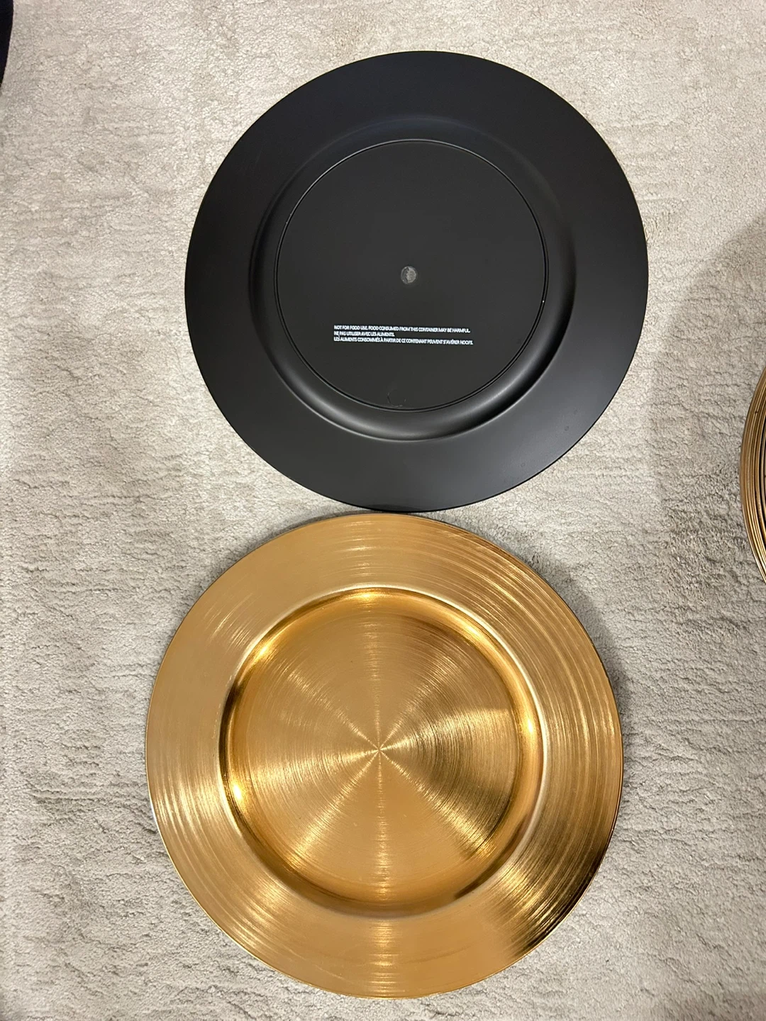13” Gold Charger Plates - Set of 45 - photo 2