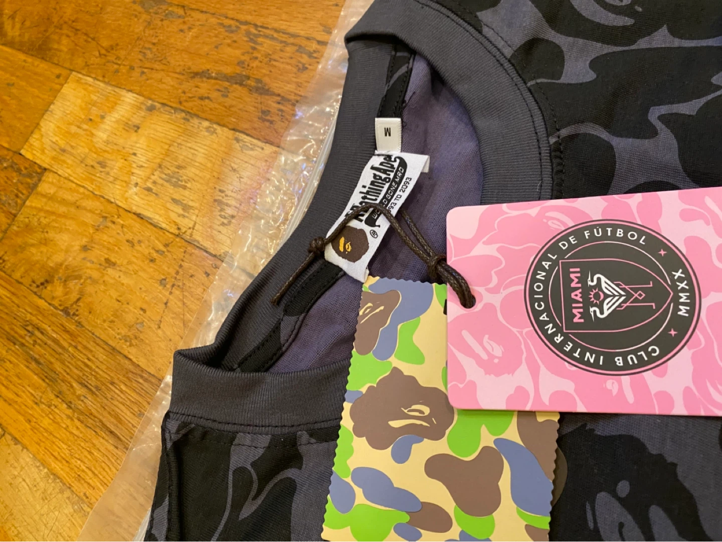 A Bathing Ape Miami Fútbol Club Camo T-Shirt - photo 2