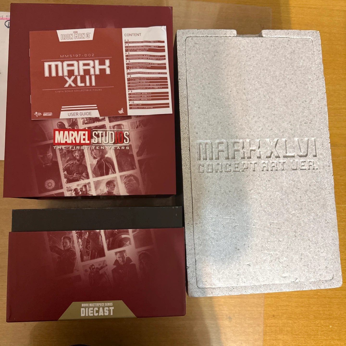 Hot Toys Iron Man Mark XLVI Concept Art Version Diecast