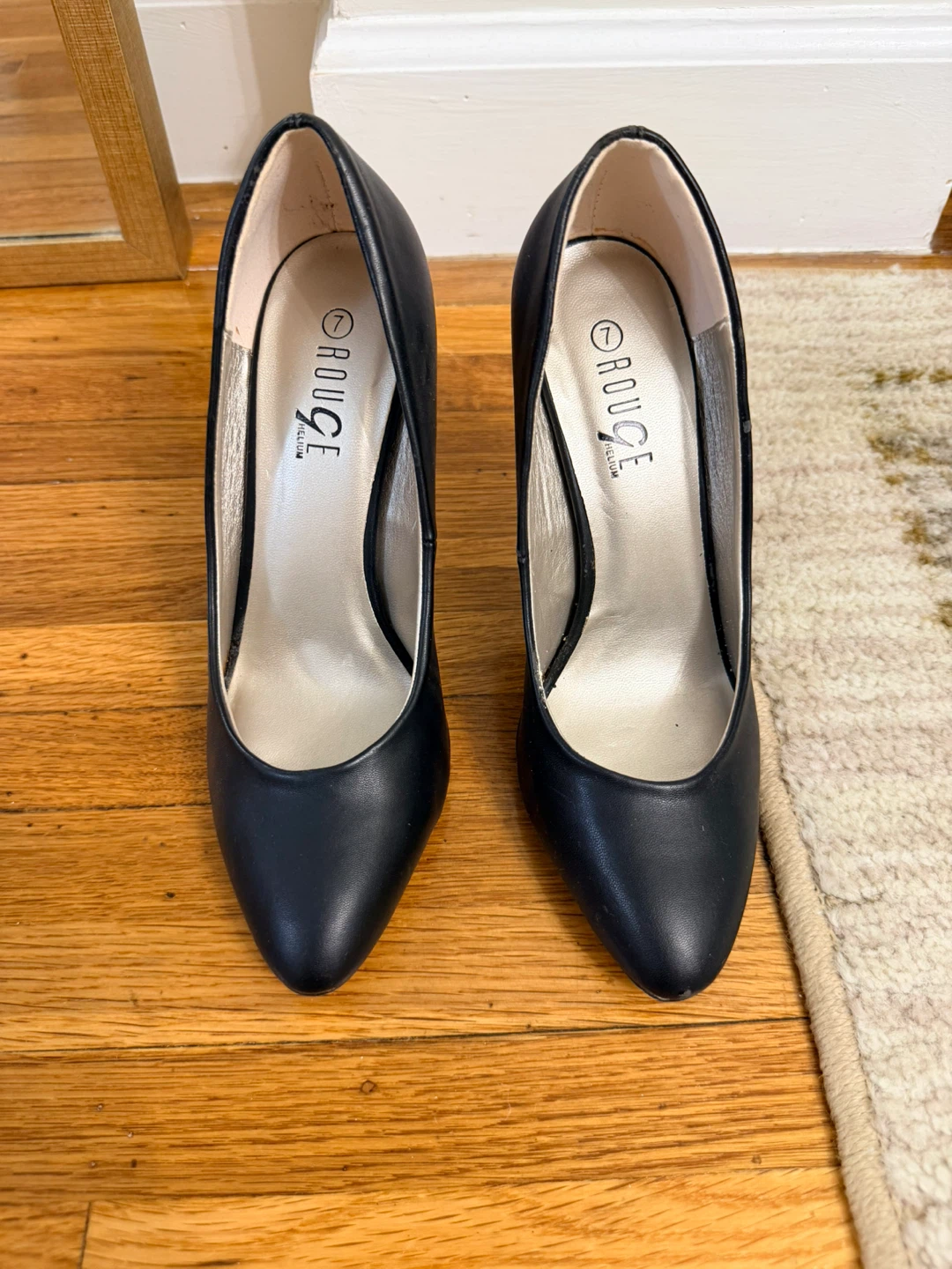 Rouge Black Stiletto Heels