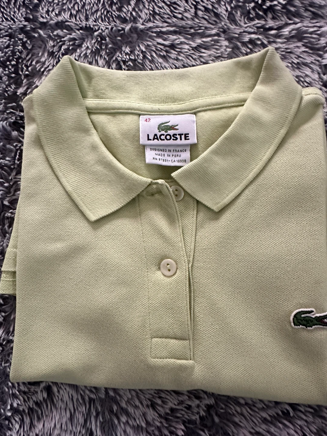 Lacoste Polo Shirt Size 42 - photo 4