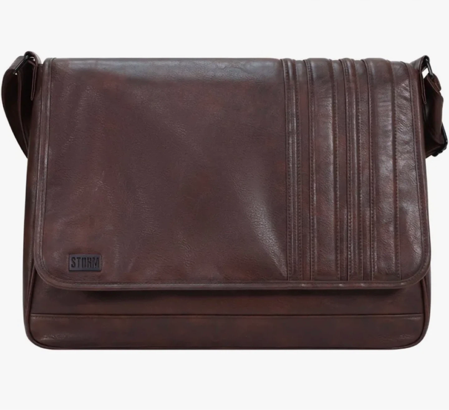 STORM Men's Atlas Panelled Messenger Bag - Brown