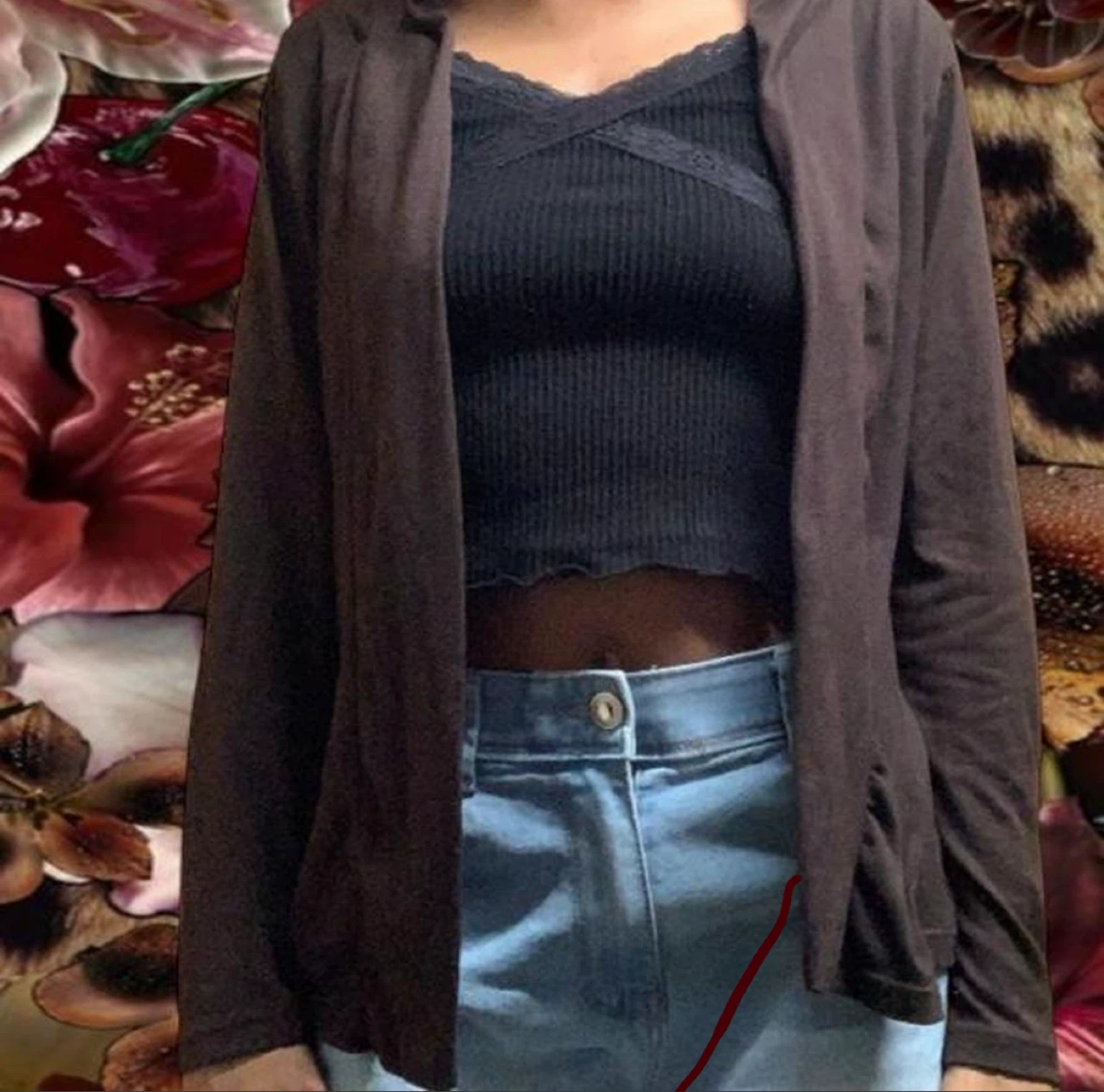 Brown Lightweight Cardigan