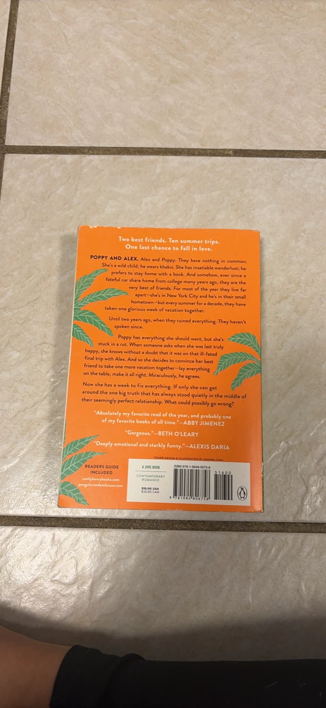 People We Meet on Vacation by Emily Henry Novel - photo 2