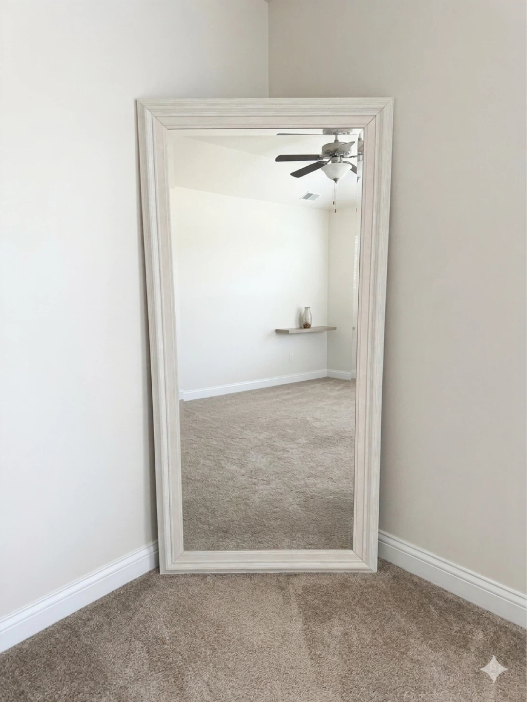 Full Length Wood Framed Mirror
