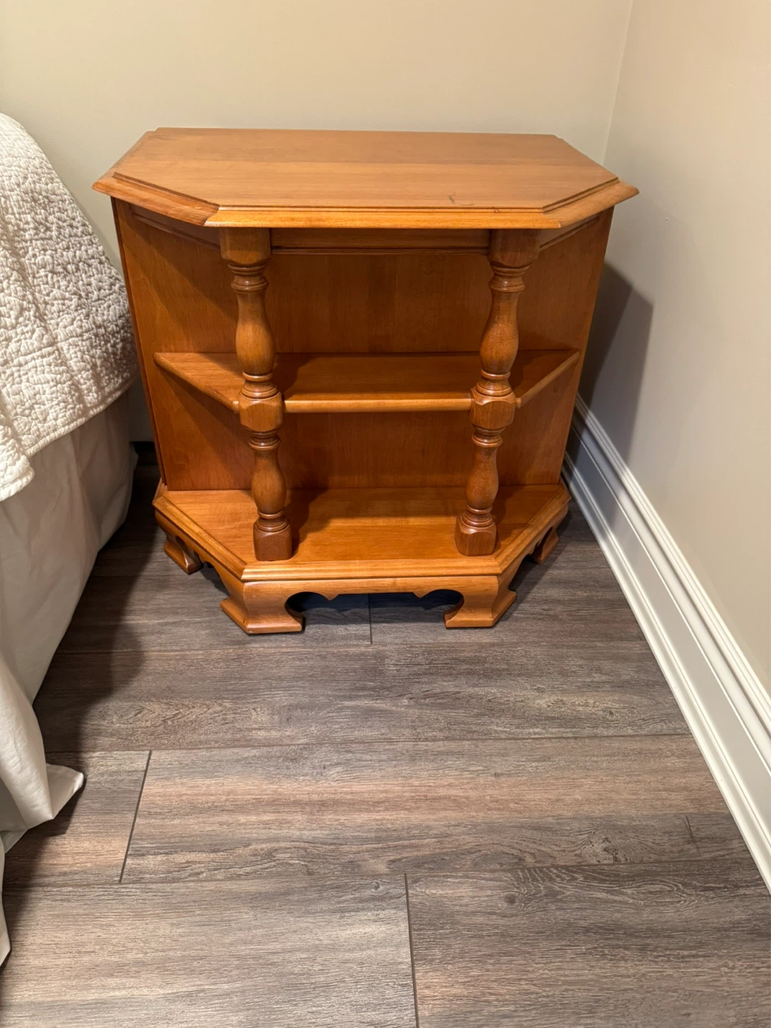 Roxton Maple Accent Table with Storage