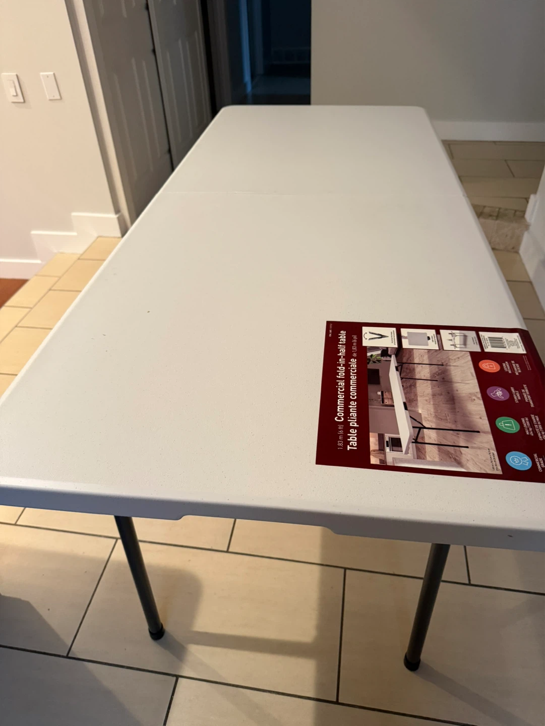 Commercial Fold-in-Half Table - photo 2