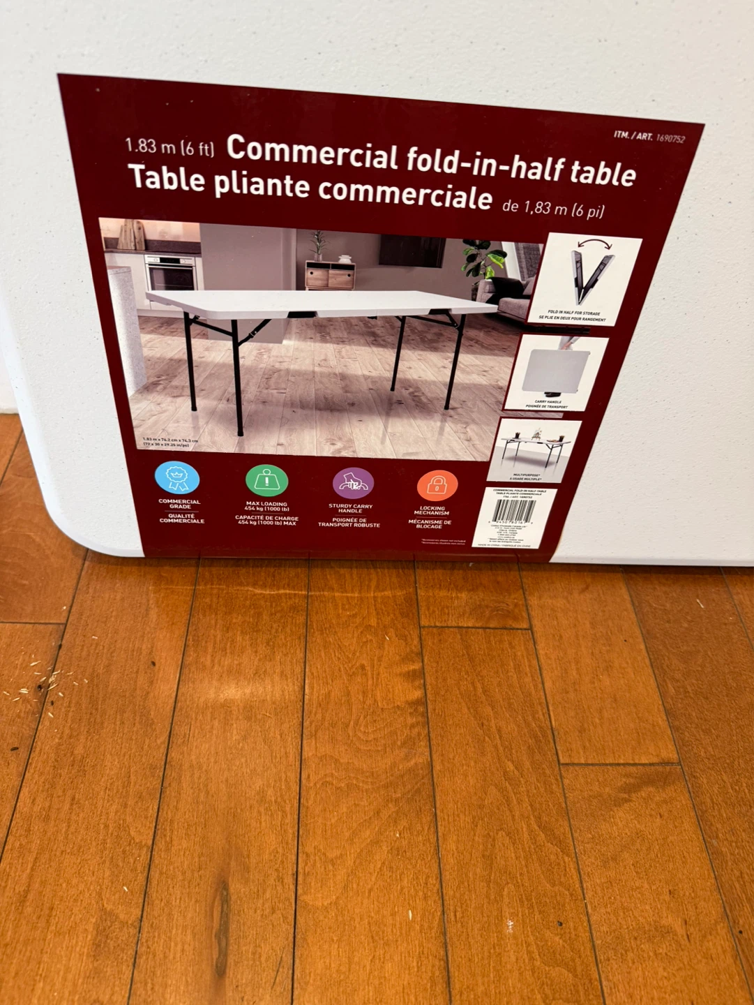 Commercial Fold-in-Half Table - photo 4