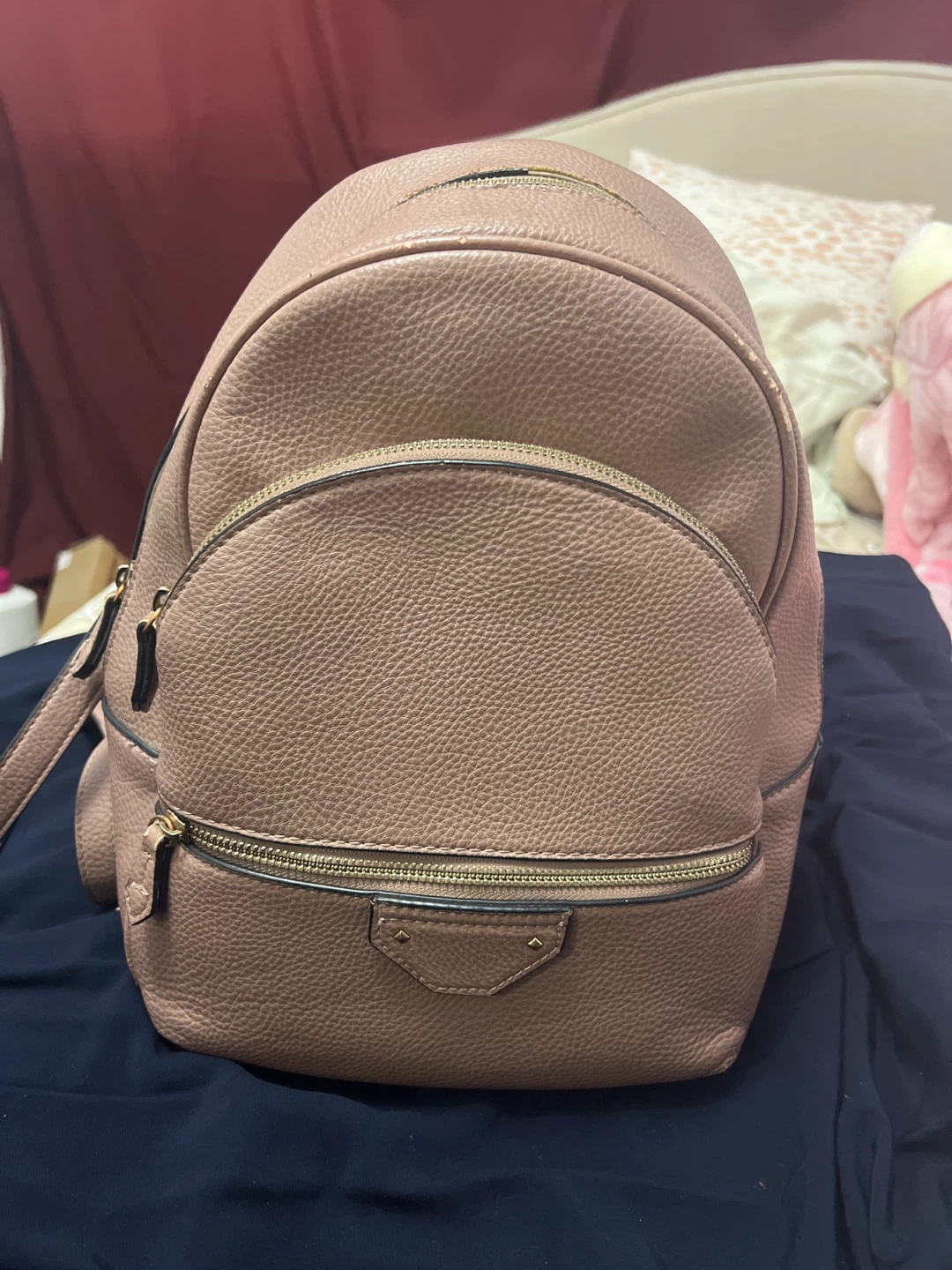 Leather Mini Backpack