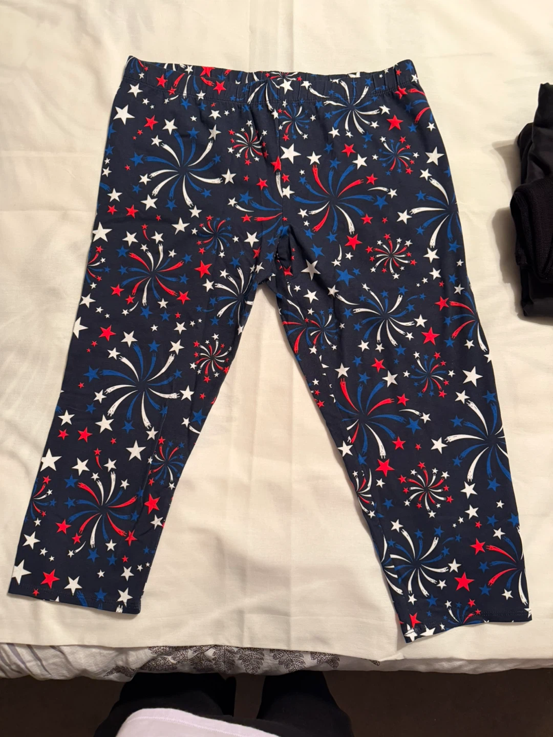 No Boundaries Patriotic Firework Print Leggings XL (15-17)
