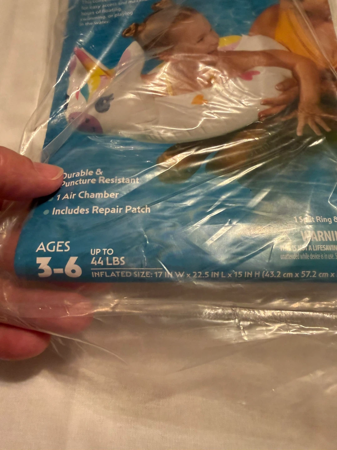 Bluescape Unicorn Split Ring Pool Float - photo 4