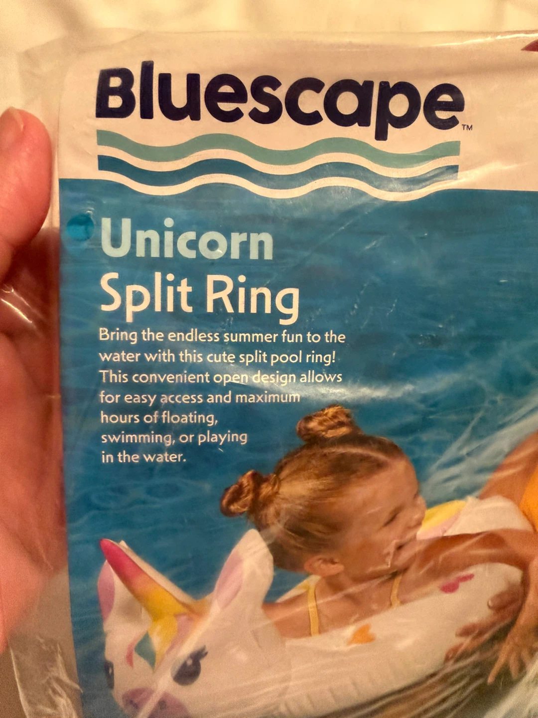 Bluescape Unicorn Split Ring Pool Float - photo 2