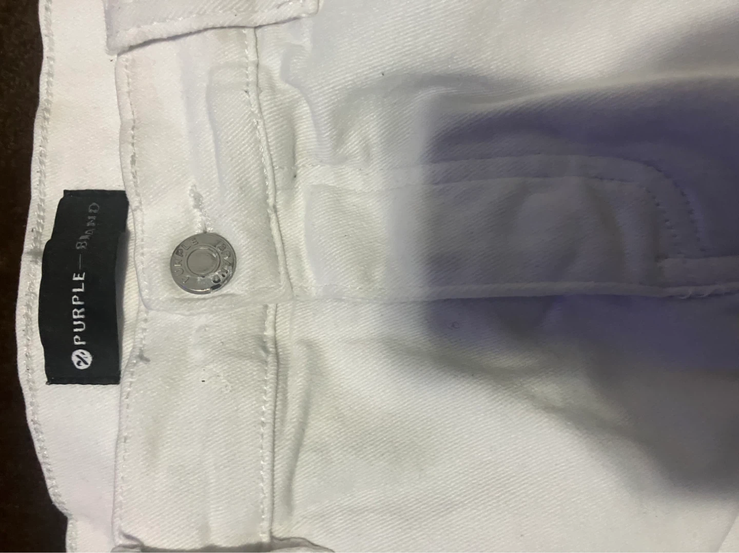 Purple Brand White Cropped Fit Jeans - photo 2