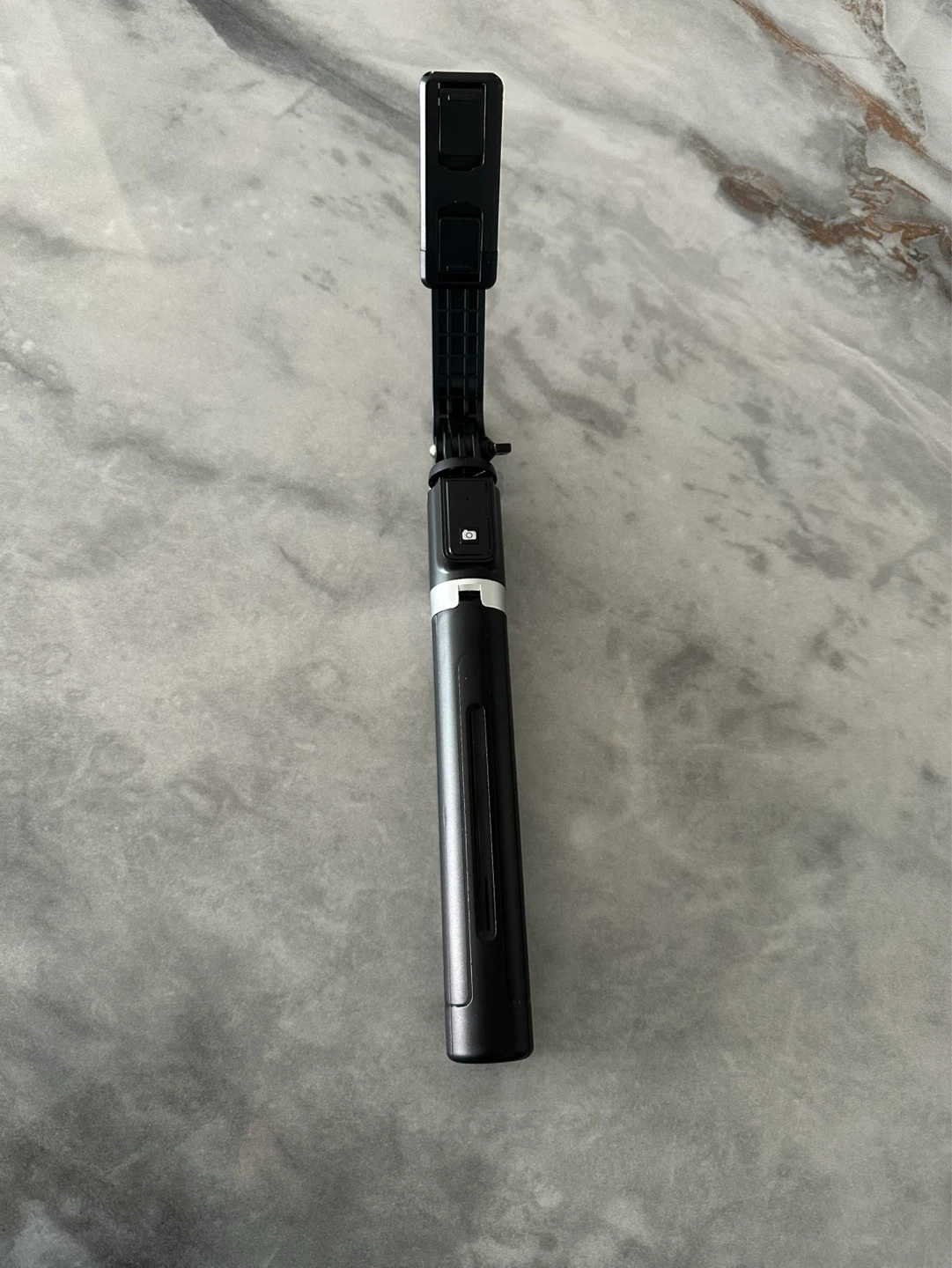 Black Extendable Selfie Stick with Bluetooth Remote