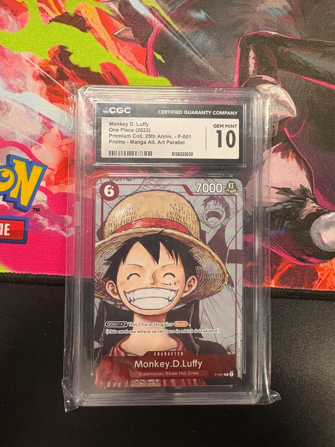One Piece Monkey D. Luffy P-001 Premium Collection Card