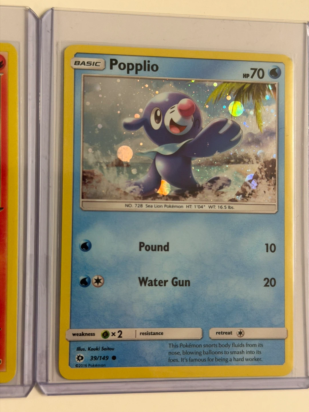 Cosmos Holo Pokemon - Brionne, Talonflame & Popplio 💫 - photo 4