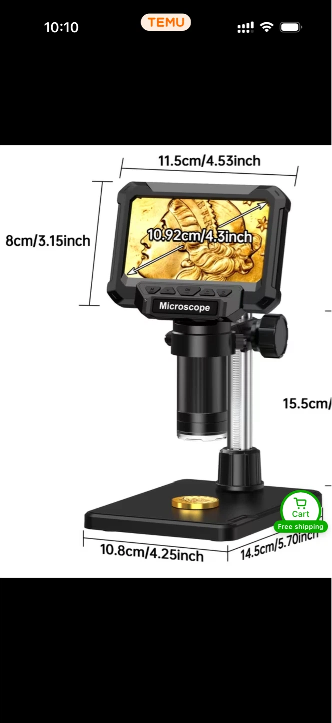 4.3-Inch Digital Microscope MK5 - photo 4