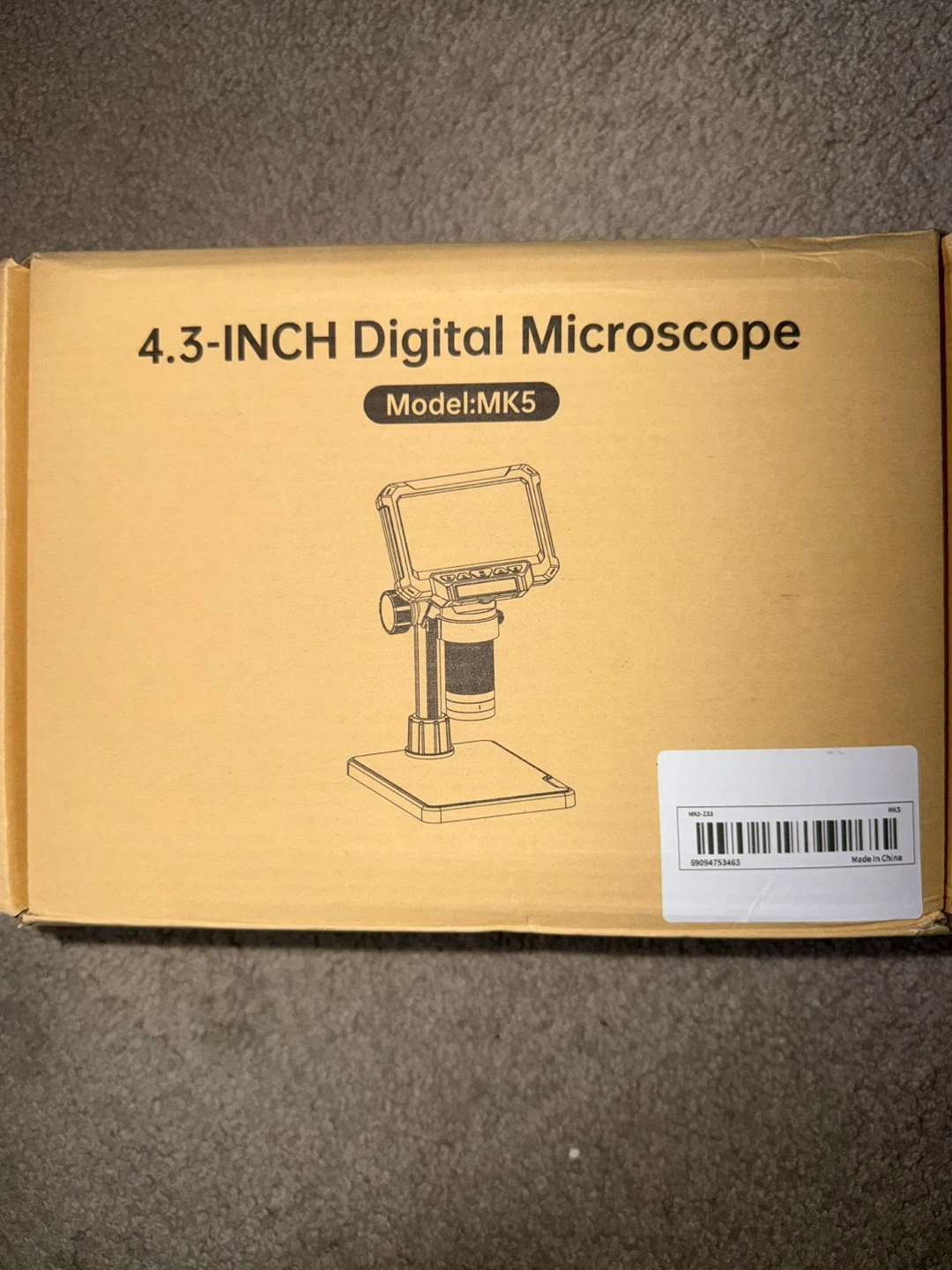 4.3-Inch Digital Microscope MK5