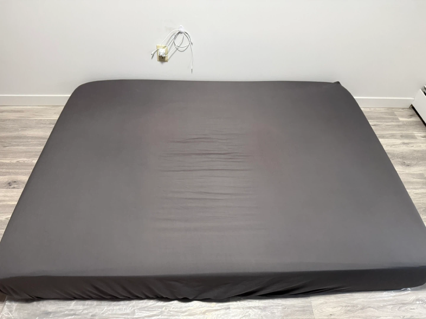 Full size mattress with bamboo protector