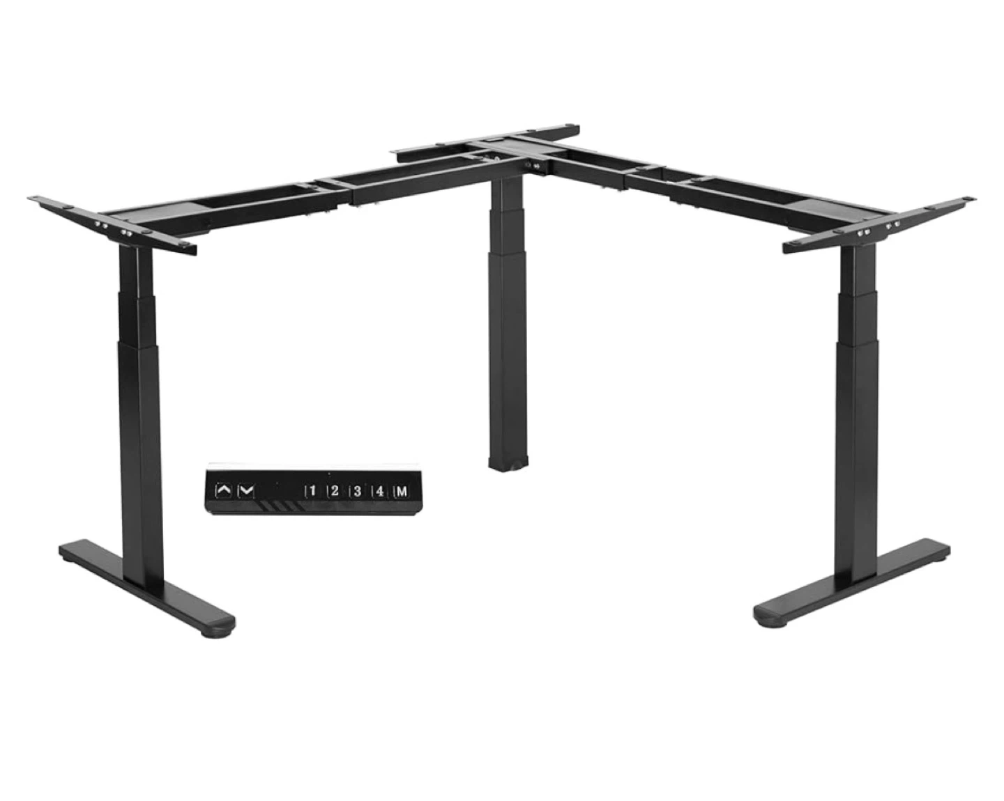 New VIVO Electric Adjustable Corner Sit Stand Desk Frame Only - photo 2