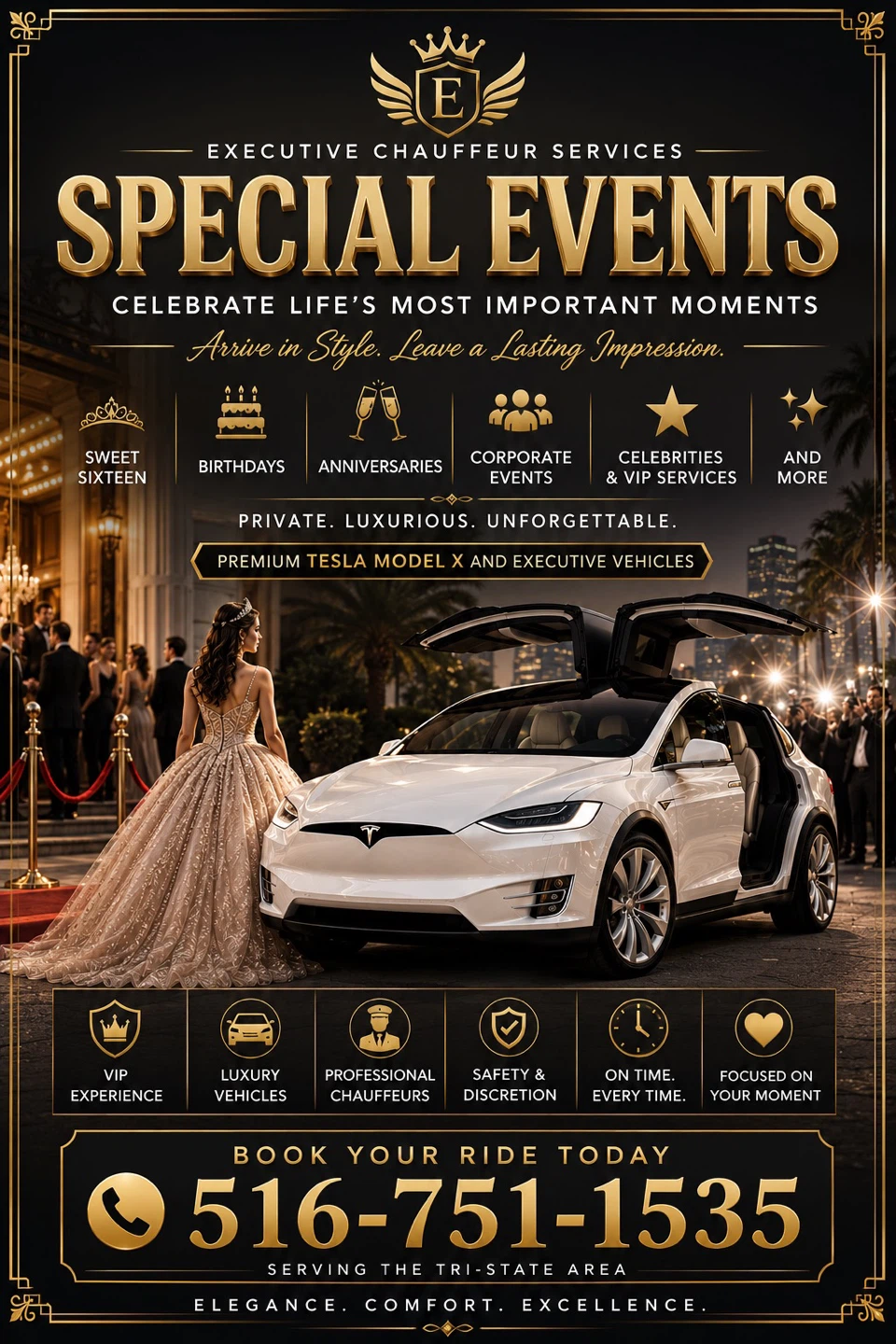 Executive Chauffeur Services for Special Events