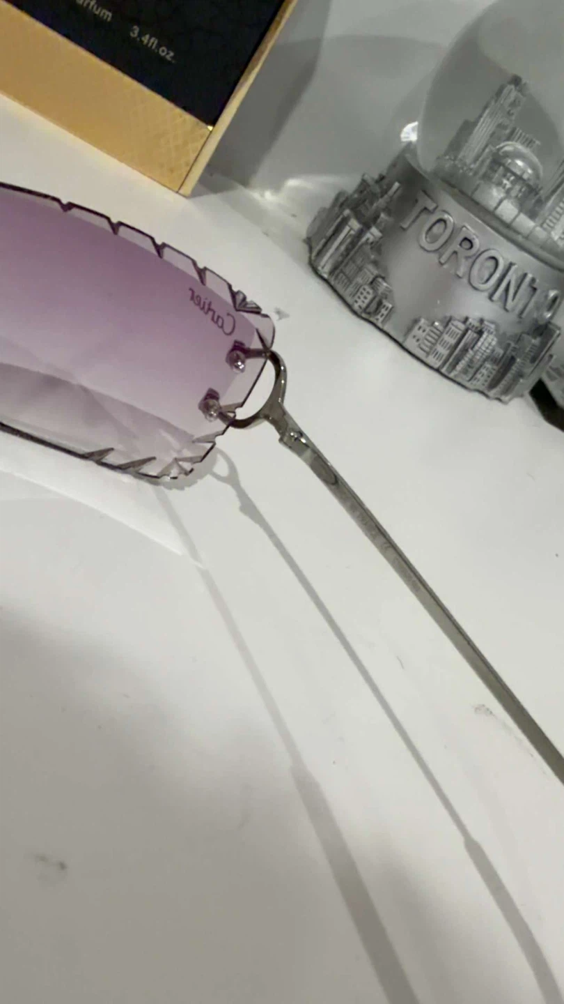 Cartier Rimless Sunglasses - Purple Gradient - photo 4