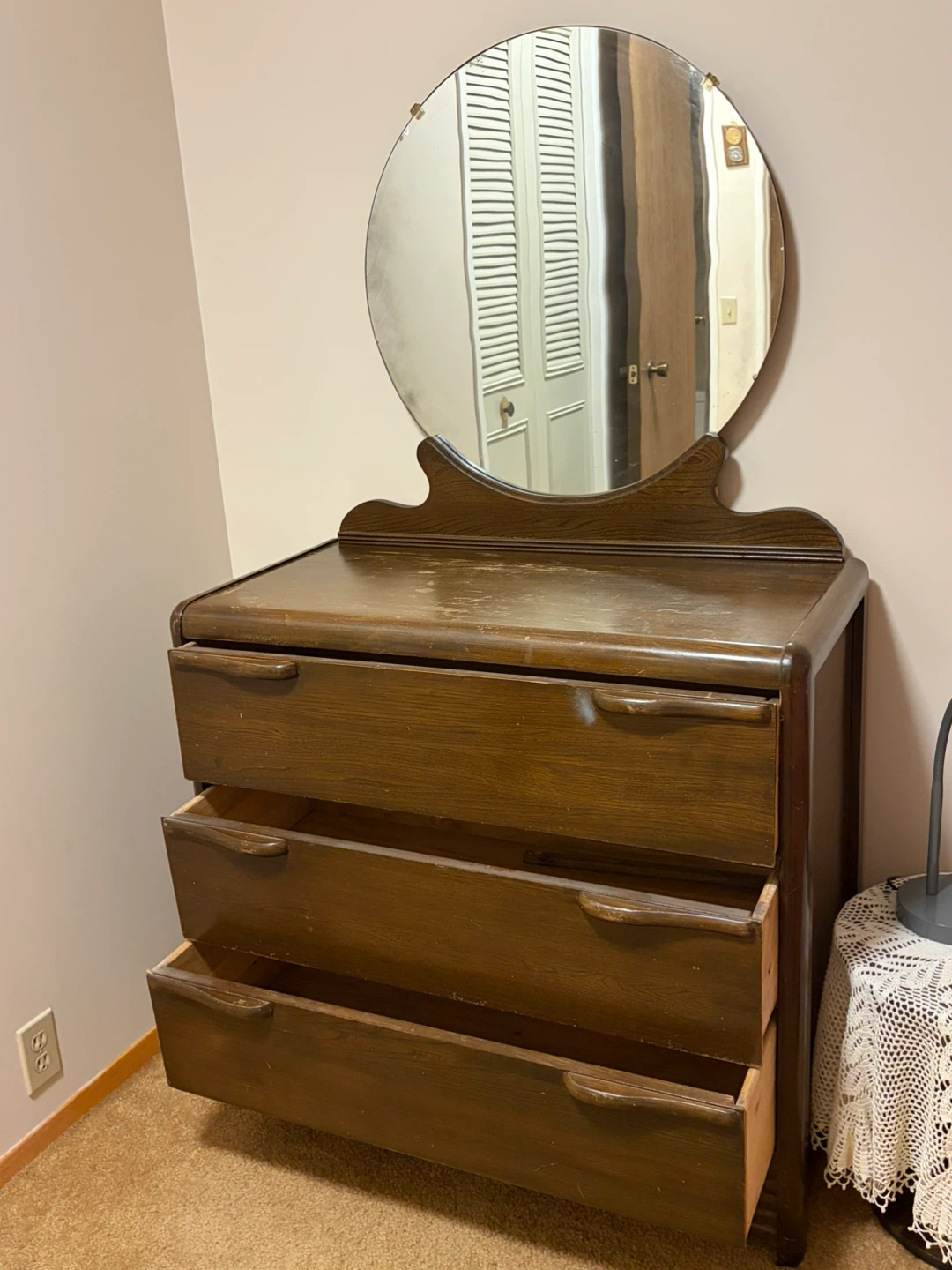1030 - 1940 Antique Dresser 3 Drawer - photo 2