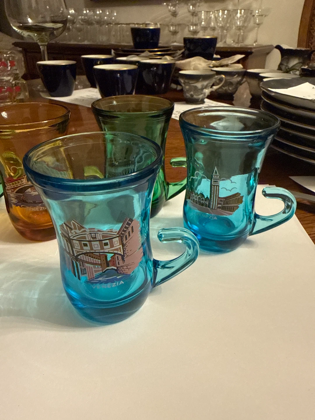 Set of 6 Vintage "Venezia" Espresso Glasses - photo 2