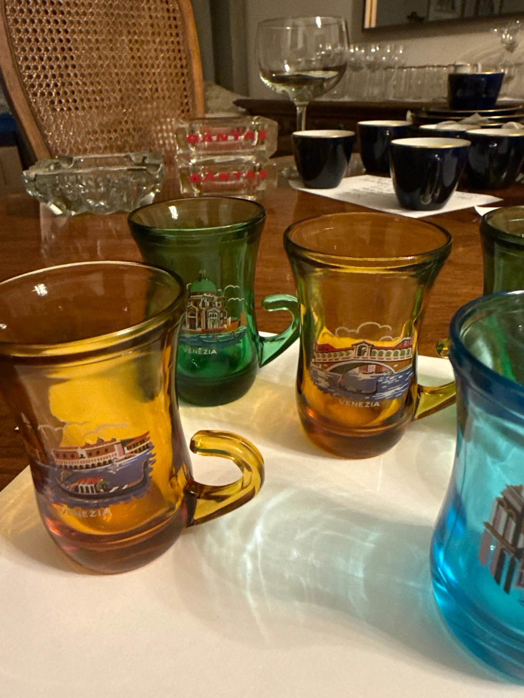 Set of 6 Vintage "Venezia" Espresso Glasses - photo 3