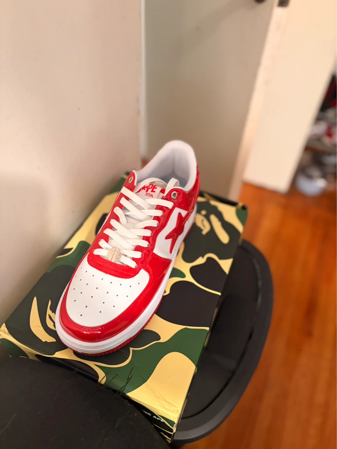 BAPE STA Low Red White - photo 2
