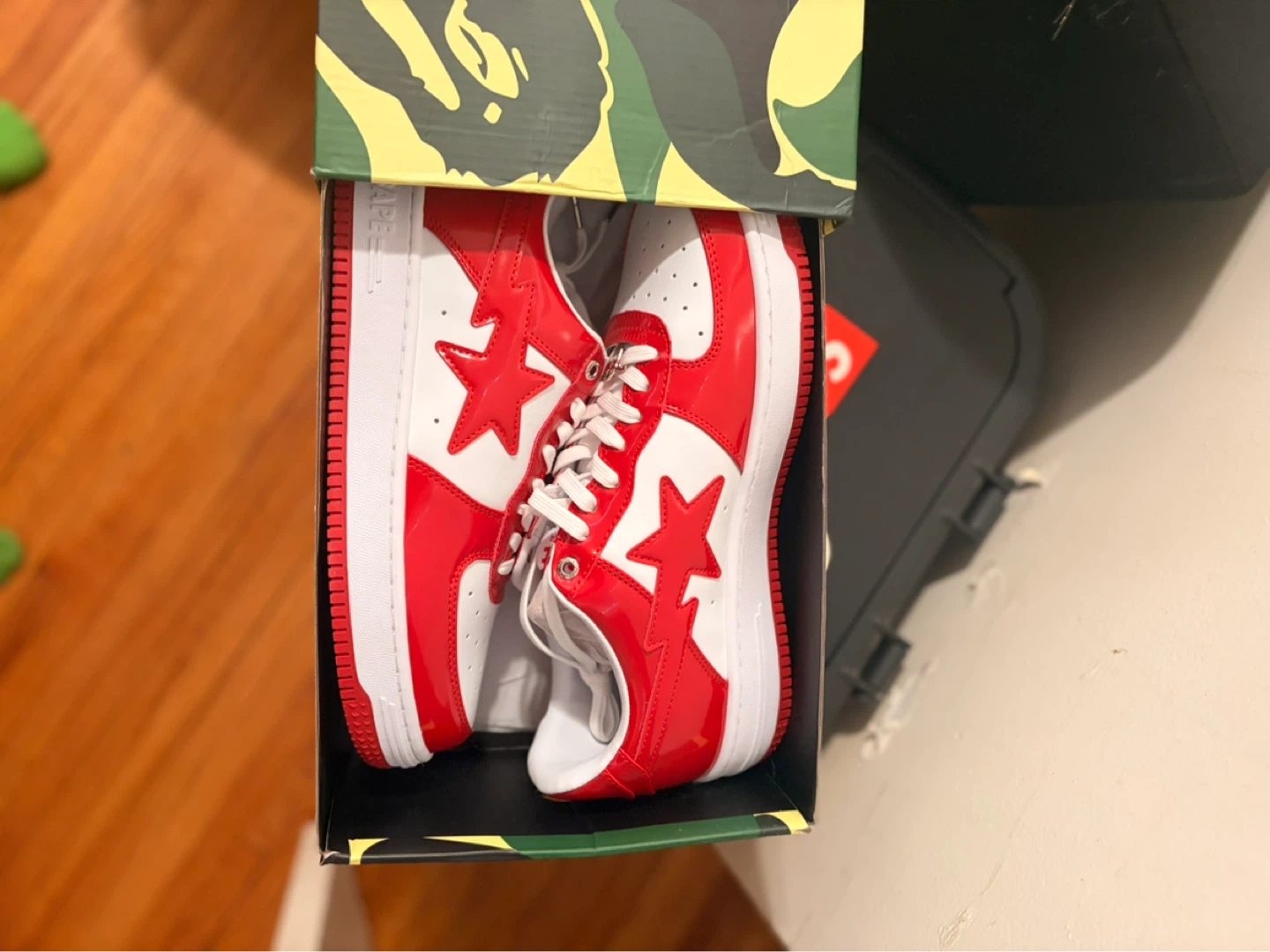 BAPE STA Low Red White - photo 3