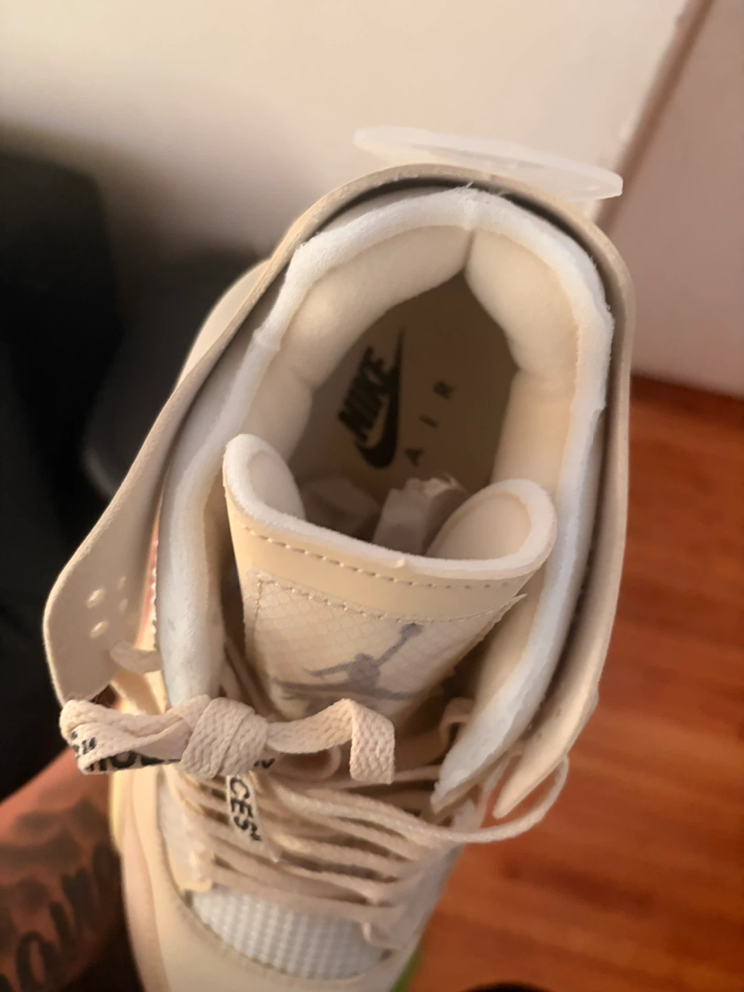 Air Jordan 4 x Off-White "Sail" - photo 3