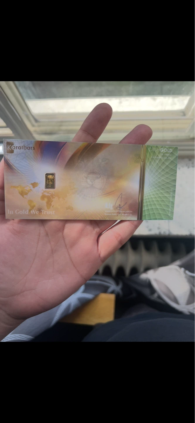 Gold karatbars nadir 1/10 gram 999.9 fine gold bar - photo 2