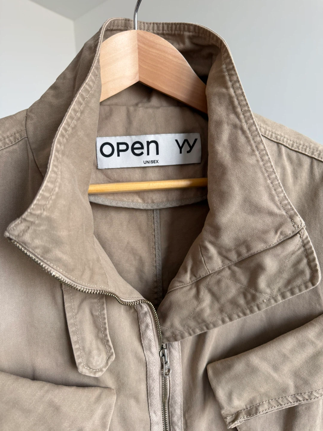 Open YY Natural Cargo Pocket Field Jacket - photo 3