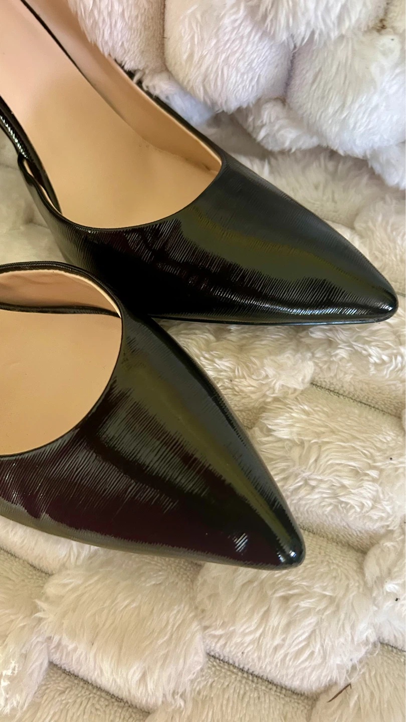 JENN ARDOR Black Patent Leather Heels - photo 2